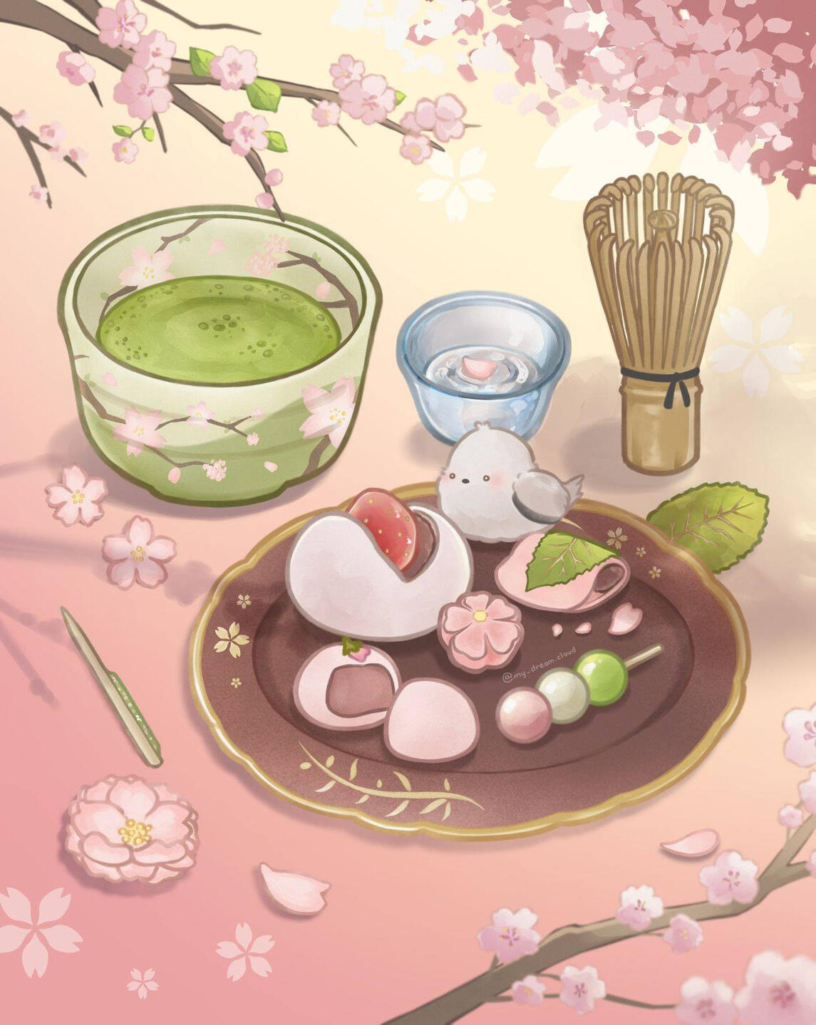 Spring Wagashi Birby