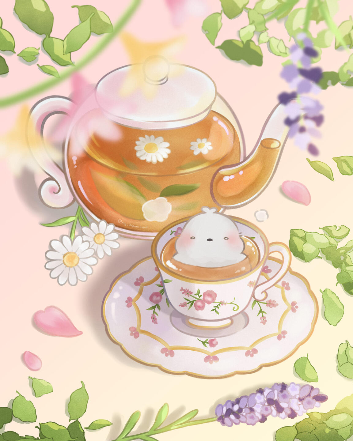 Floral Tea Birby